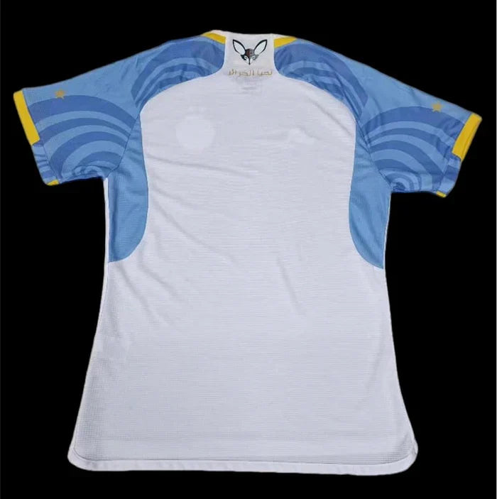 Maillot Algérie saison 2023-2024 nouvelle édition bleu blanc Palestine