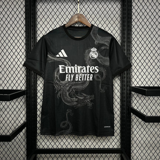 Maillot Real Madrid foot 2024 2025 Noir