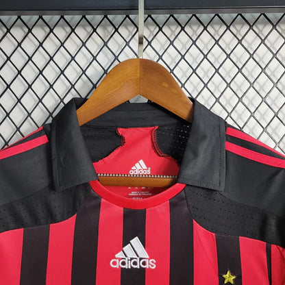 Maillot AC Milan Retro 2007 2008 Manche Longue
