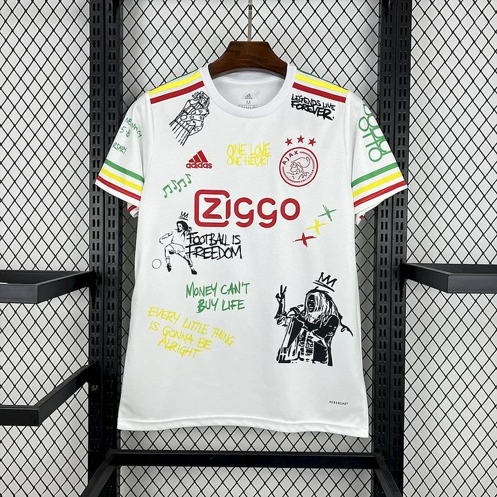 Ajax Amsterdam Bob Marley maillot foot 2025 2026