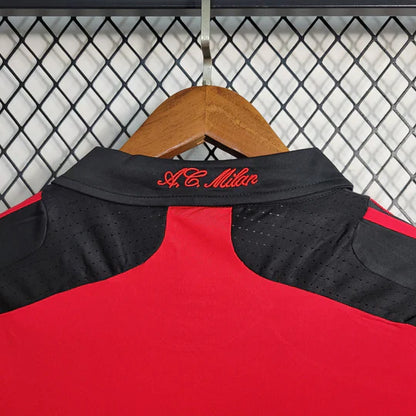 Maillot AC Milan Retro 2007 2008 Manche Longue