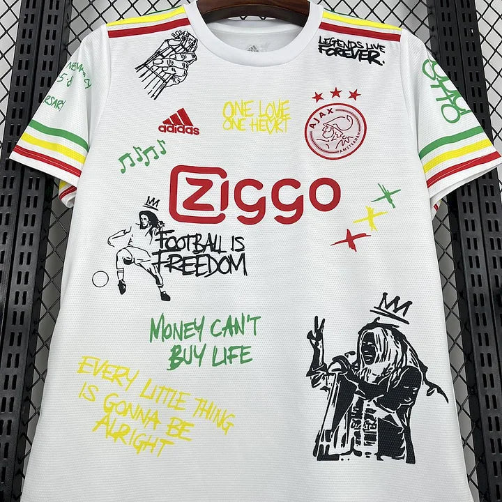 Ajax Amsterdam Bob Marley maillot foot 2025 2026
