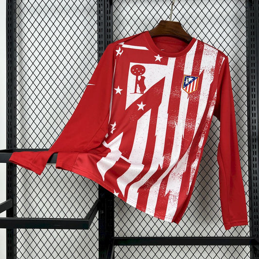 Maillot Atletico Madrid manches longues 2025-26 entrainement